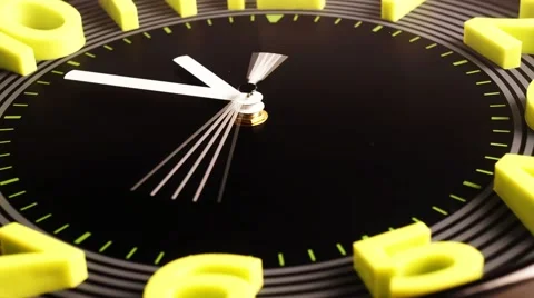Time Lapse wall clock Stock Footage 55780384