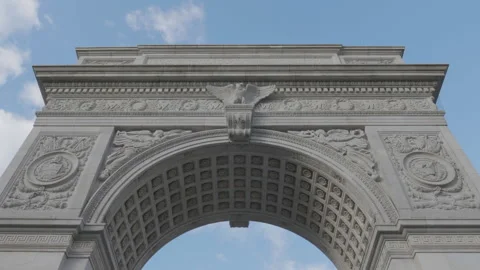 Time lapse of The Washington Square Arch Stock Footage 275566763