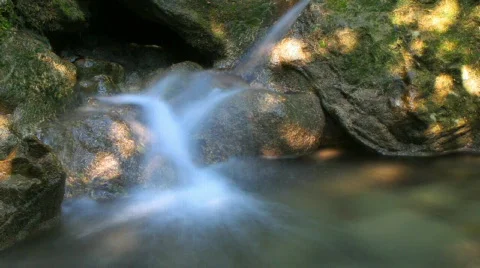 Time lapse water flow Stock Footage 862678