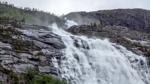 Time lapse of waterfall. Stock Footage 43220418