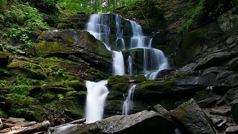Time lapse of waterfall 動画素材 72927671