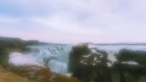 A time lapse on waterfall Stock Footage 155585500