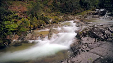 Time-lapse waterfall in Natural Park Peneda Gerês - Portugal. Stock Footage 63364984