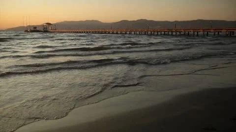 Time lapse of the waves Video stock 8963237