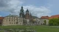 Time lapse of Wawel Castle in Kraków in Poland HD Footage