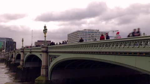 Time-lapse of Westminster Bridge Stock Footage 70062536