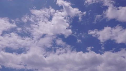 Time lapse while cloud moving clouds sunny blue sky background Stock Footage 151028380