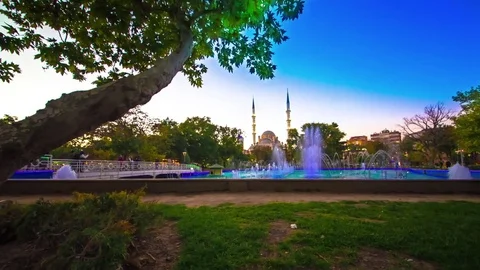 Time lapse while evening Video stock 73925823