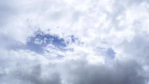 Time lapse white cloud moving in blue sky. Stock Footage 158198217