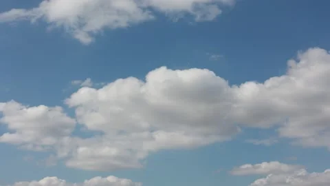 Time Lapse White Cloud Moving On Blue Sky Stock Footage 167071869