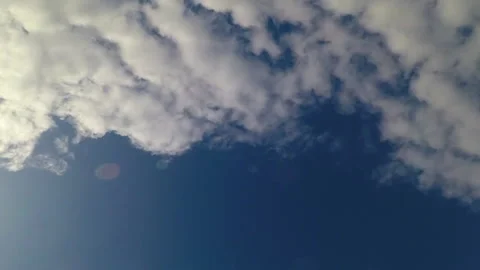 Time Lapse Of White Clouds Blue Sky Weather Stock Footage 232721585