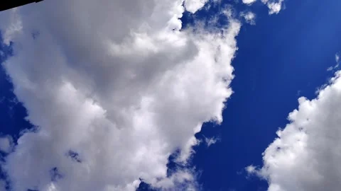 Time lapse White clouds to dark clouds Stock Footage 304872038