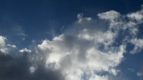 Time lapse white clouds Video stock 512261