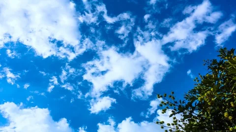 Time lapse of white clouds Video stock 97163987