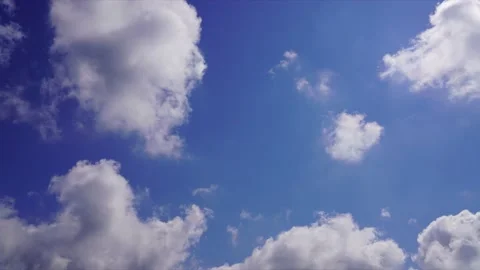 Time lapse white clouds forming Video stock 151460076