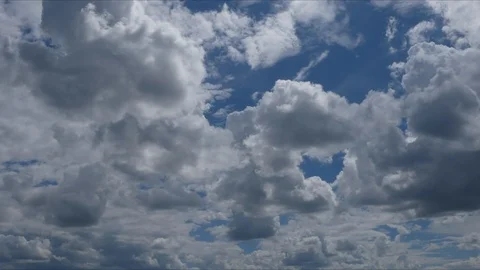 Time-lapse white clouds movement on the sky, 스톡 동영상 95996708