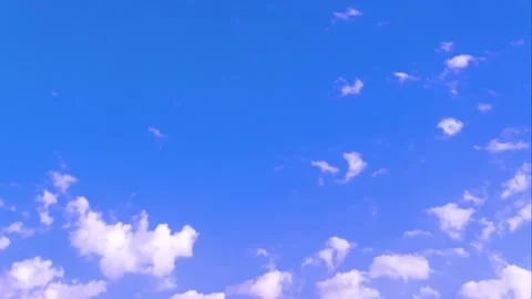 Time lapse white clouds over blue sky Stock Footage 151434217