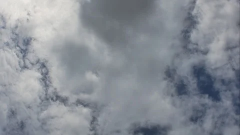 Time Lapse of White fluffy clouds in the blue sky background 스톡 동영상 97869420