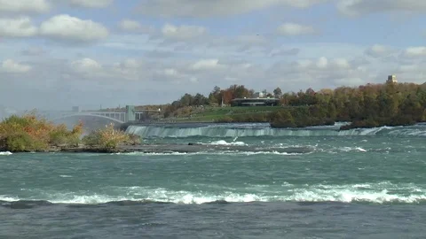 Time Lapse White Water Niagara And horseshoe Falls Stock Footage 121923194