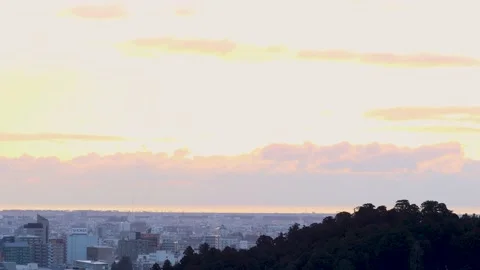 Time-lapse whiteout at sunrise Stock Footage 233627535