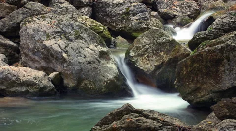 Time lapse. wild river. Stock Footage 881890