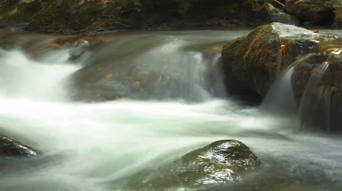 Time lapse. wild river. Stock Footage 881891