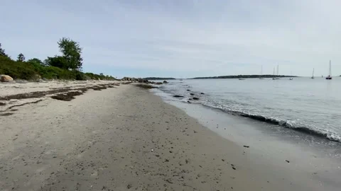 Time Lapse at Willard Beach in South Portland, Maine Stock Footage 168756054