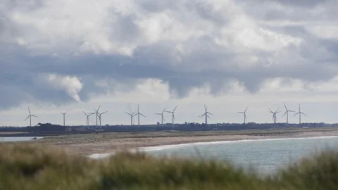 Time Lapse of wind propellers Vídeo Stock 95393822