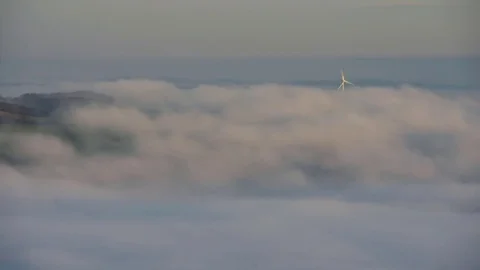 Time lapse of wind turbine Stock Footage 70821972