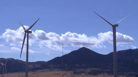 Time Lapse Windfarm 0910 01 스톡 동영상 7757076