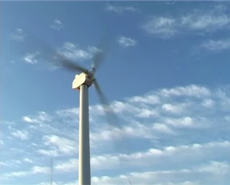 Time Lapse of a windmill working Stock Footage 8869934