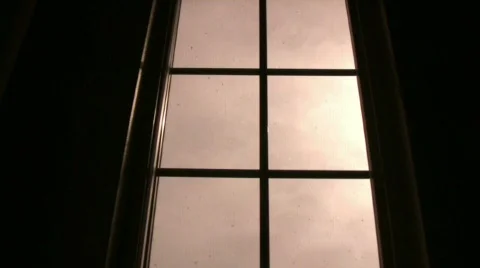 Time Lapse of Window Snow Storm 動画素材 555670