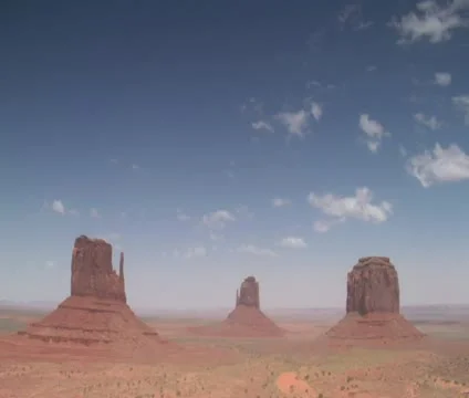 Time lapse of windstorm in Monument Valley Stock Footage 21663980