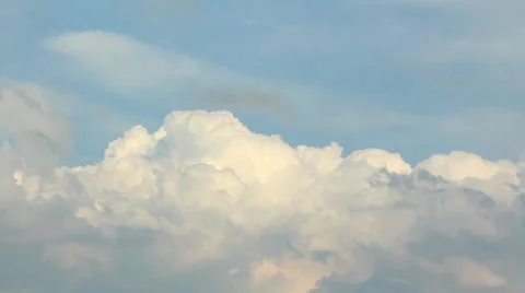 Time lapse withe clouds and blue sky Stock Footage 23182480