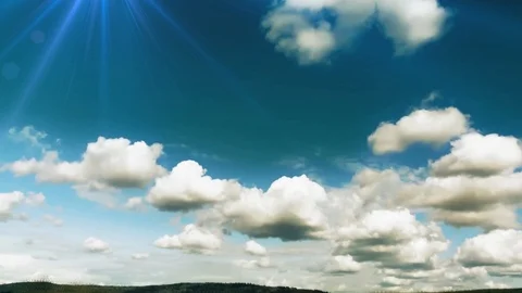 Time lapse. Wonderful  view of the clouds. Nature Background UHD 4K 60FPS Video stock 113093798
