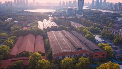 Time Lapse Of The Wuhan City Vídeo Stock 166714728