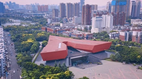Time Lapse Of The Wuhan City Stock Footage 166715635