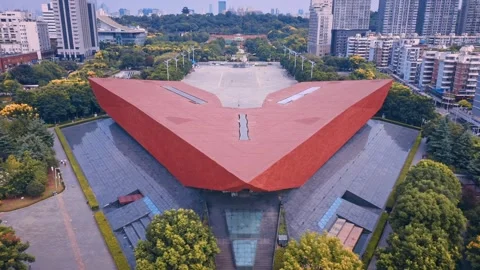 Time Lapse Of The Wuhan City Stock Footage 166715672