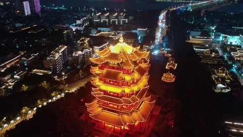 Time Lapse Of The Wuhan City Stock Footage 166715891