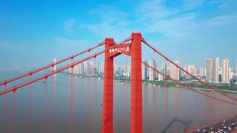 Time Lapse Of The Wuhan City Stock Footage 166716502