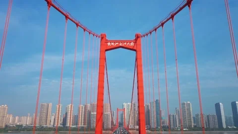Time Lapse Of The Wuhan City Vídeo Stock 166716560