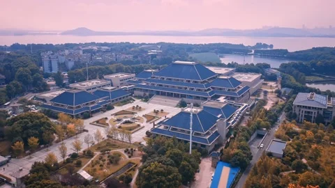Time Lapse Of The Wuhan City 스톡 동영상 166716627