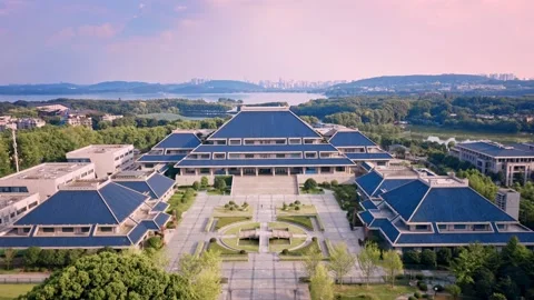 Time Lapse Of The Wuhan City Stock Footage 166716640