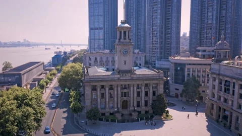 Time Lapse Of The Wuhan City Stock Footage 166724315