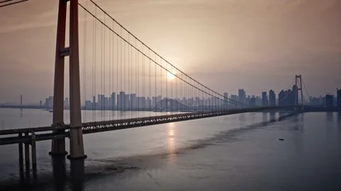 Time Lapse Of The Wuhan City Stock Footage 201282825