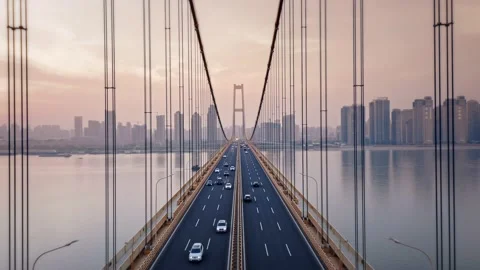 Time Lapse Of The Wuhan City Stock Footage 201284932