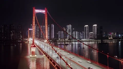 Time Lapse Of The Wuhan City Vídeo Stock 201287923