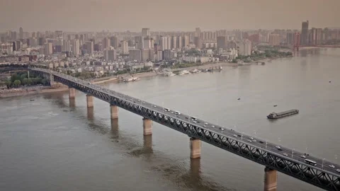 Time Lapse Of The Wuhan City Stock Footage 201293348