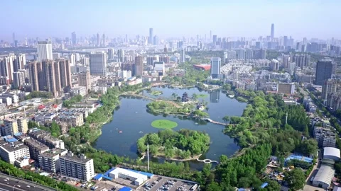 Time Lapse Of The Wuhan City Stock Footage 201306177
