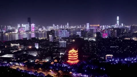 Time Lapse Of The Wuhan City Stock Footage 201307031